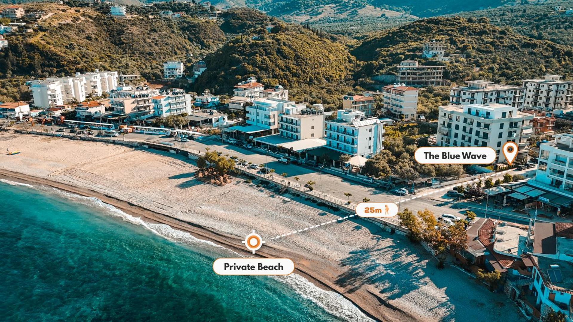 The Blue Wave Hotel Himara Zewnętrze zdjęcie